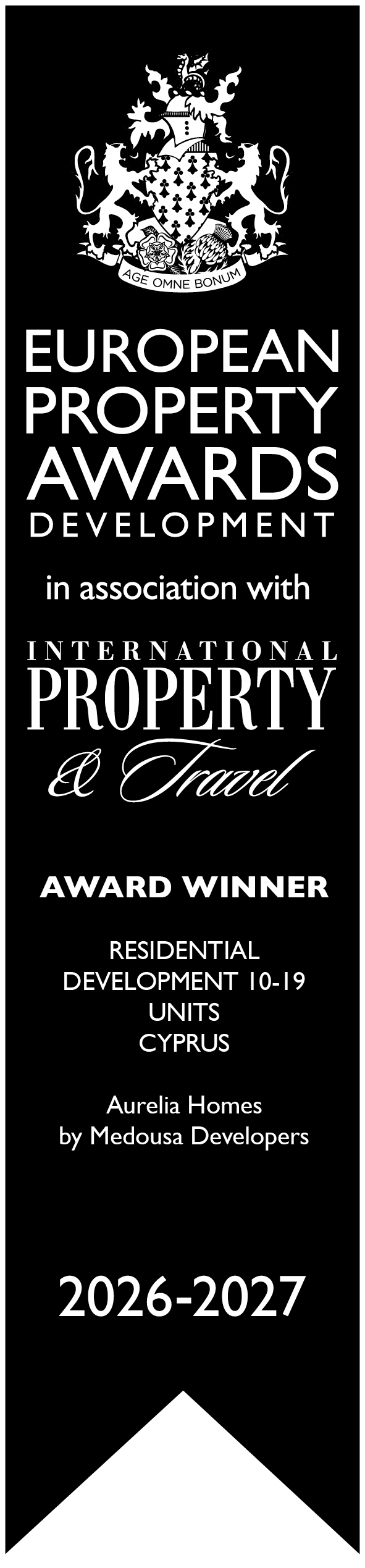 European Property Awards - Aurelia Homes by Medousa Developers